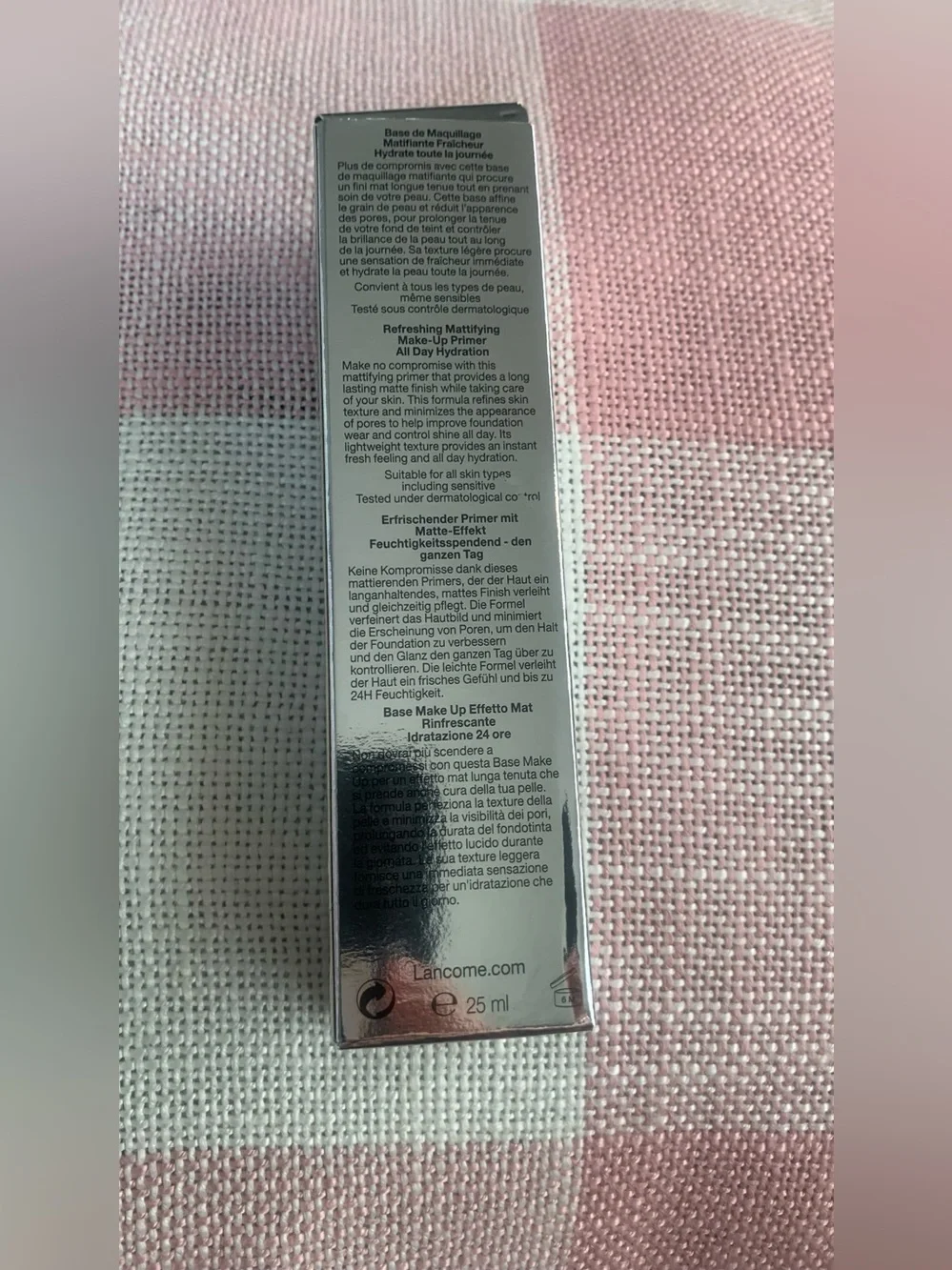 SIZE 0.84oz Lancôme® NEW Prep & Matte Refreshing Mattifying Make-Up Primer